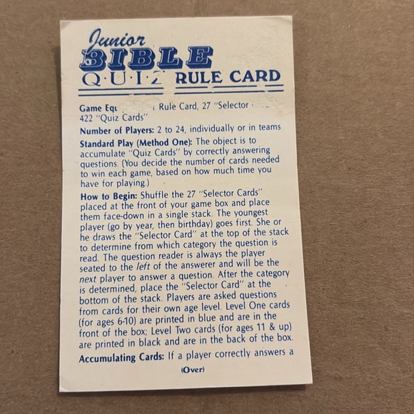 Junior Bible Quiz Game - Picture 9 of 11